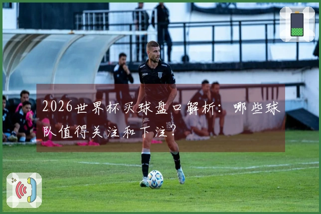 2026世界杯买球盘口解析：哪些球队值得关注和下注？